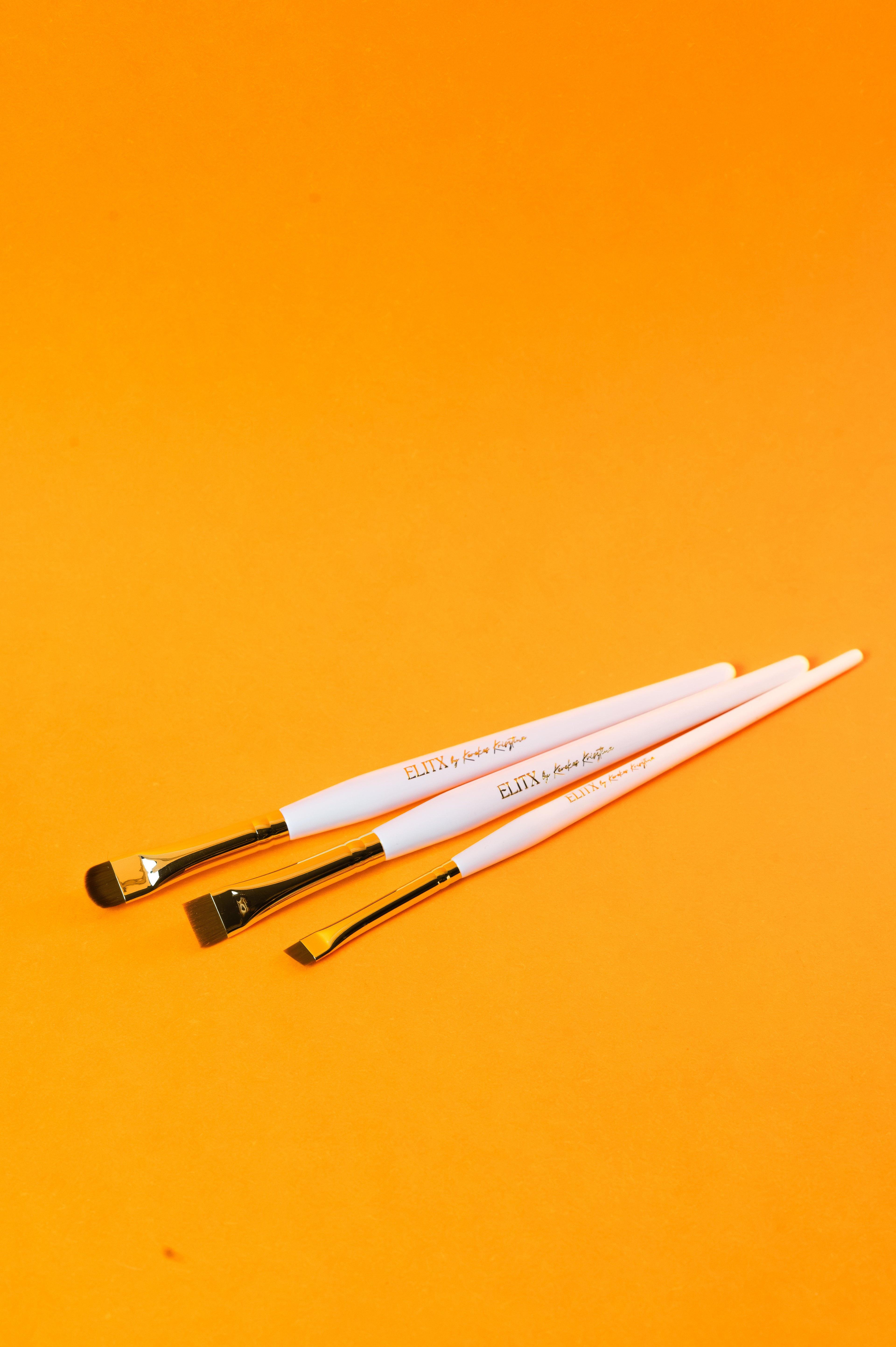 Set Pensule Profesionale ElitX – Pentru Sprâncene, Buze și Pleoape
