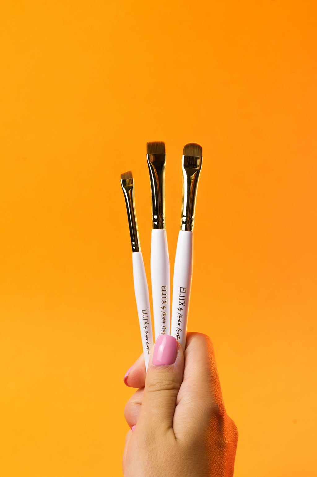 Set Pensule Profesionale ElitX – Pentru Sprâncene, Buze și Pleoape